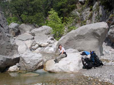 Auf dem Grund der Schlucht